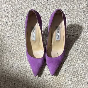 Jimmy Choo Violet Suede Heels